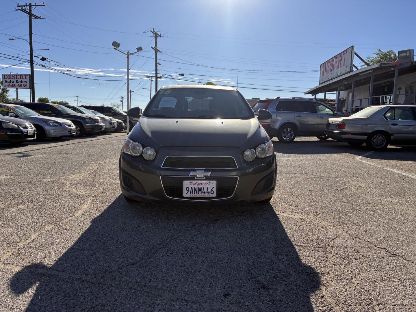2016 Chevrolet Sonic LT Auto 5-Door (1G1JC6SG4G4) with an 1.8L L4 DOHC 24V engine, 6A transmission, located at 44356 Date Ave., Lancaster, CA, 93534, (661) 945-6555, 34.688919, -118.139374 - Photo#0