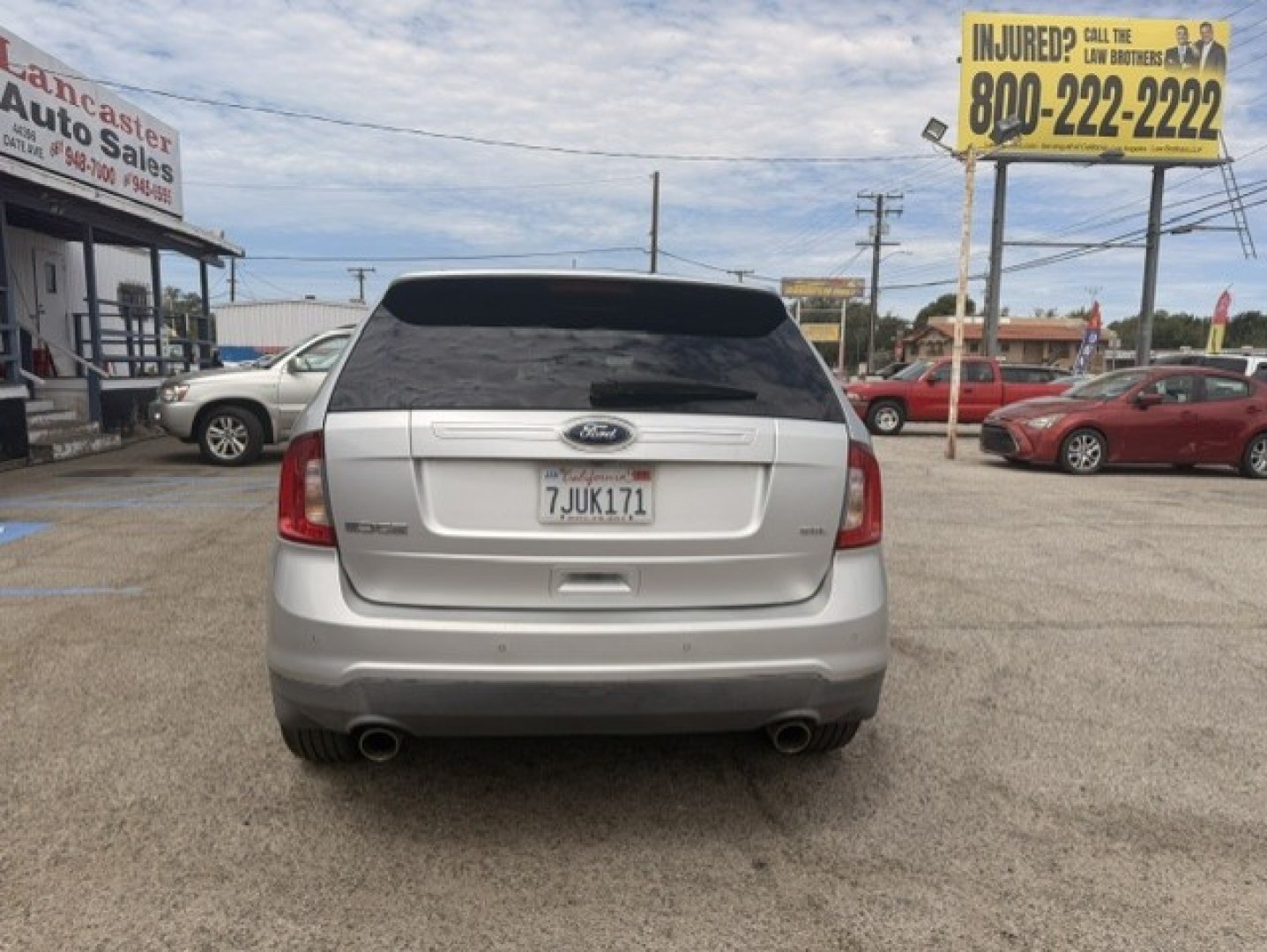 2012 /BLACK Ford Edge SEL FWD (2FMDK3JC0CB) with an 3.5L V6 DOHC 24V engine, 6-Speed Automatic transmission, located at 44356 Date Ave., Lancaster, CA, 93534, (661) 945-6555, 34.688919, -118.139374- Photo#3
