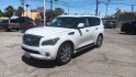 2011 WHITE Infiniti QX56 2WD (JN8AZ2ND3B9) with an 5.6L V8 DOHC 32V engine, 5A transmission, located at 44356 Date Ave., Lancaster, CA, 93534, (661) 945-6555, 34.688919, -118.139374- Photo#0